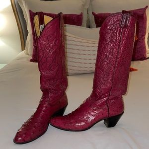 Ruby red nacona cowboy boots